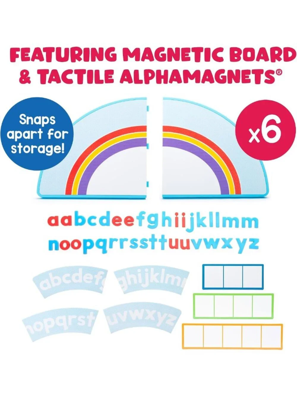 ABC Arc Mat & AlphaMagnets Small Group Set - Fun Learning Activity for Kids